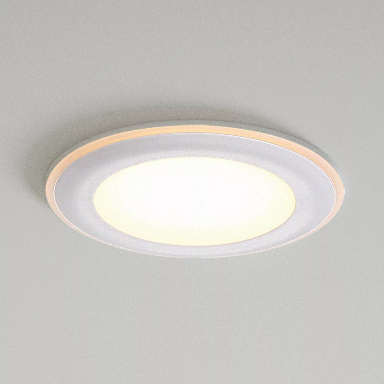 LED Deckeneinbauleuchte Elkton in Weiß 350lm 82 mm günstig online kaufen