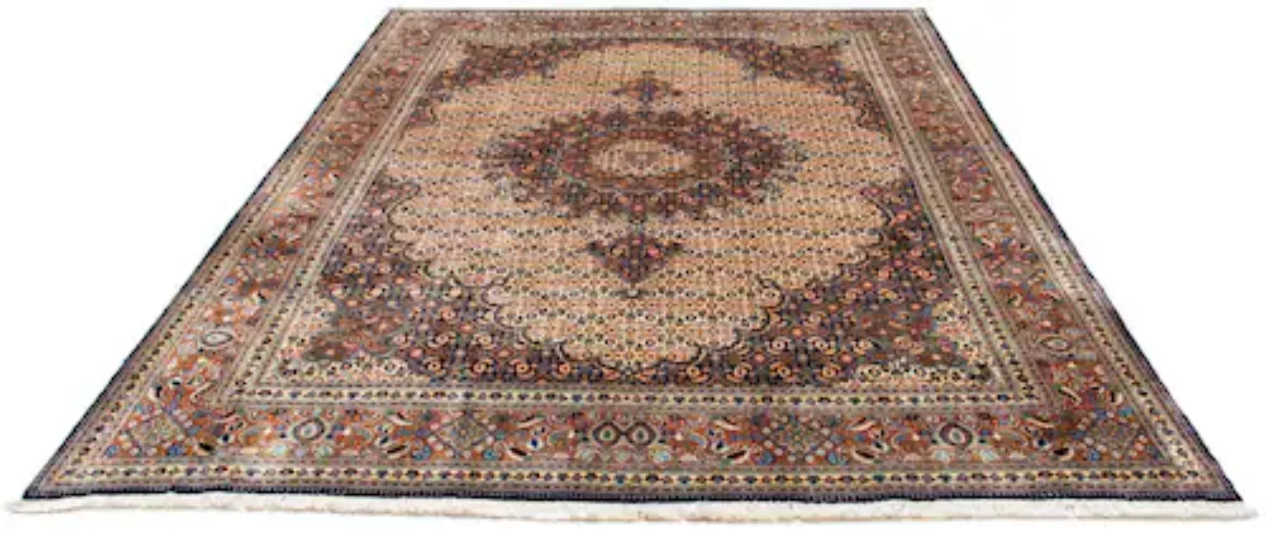 morgenland Wollteppich »Moud Felder Beige 236 x 170 cm«, rechteckig, 10 mm günstig online kaufen