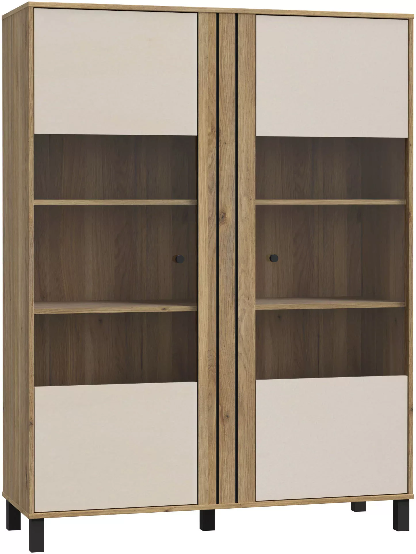 FORTE Highboard "Killarney", Highboardvitrine, Stauraum, Soft Close günstig online kaufen