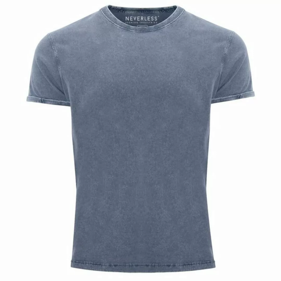Neverless Print-Shirt Cooles Angesagtes Herren T-Shirt Vintage Shirt Basic günstig online kaufen
