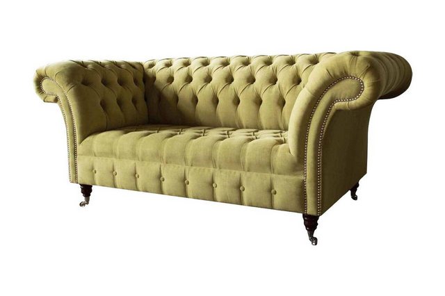 Xlmoebel Sofa Luxuriöses Zweisitzer Sofa 2 Sitzer Wohnzimmer Hellgrün Chest günstig online kaufen