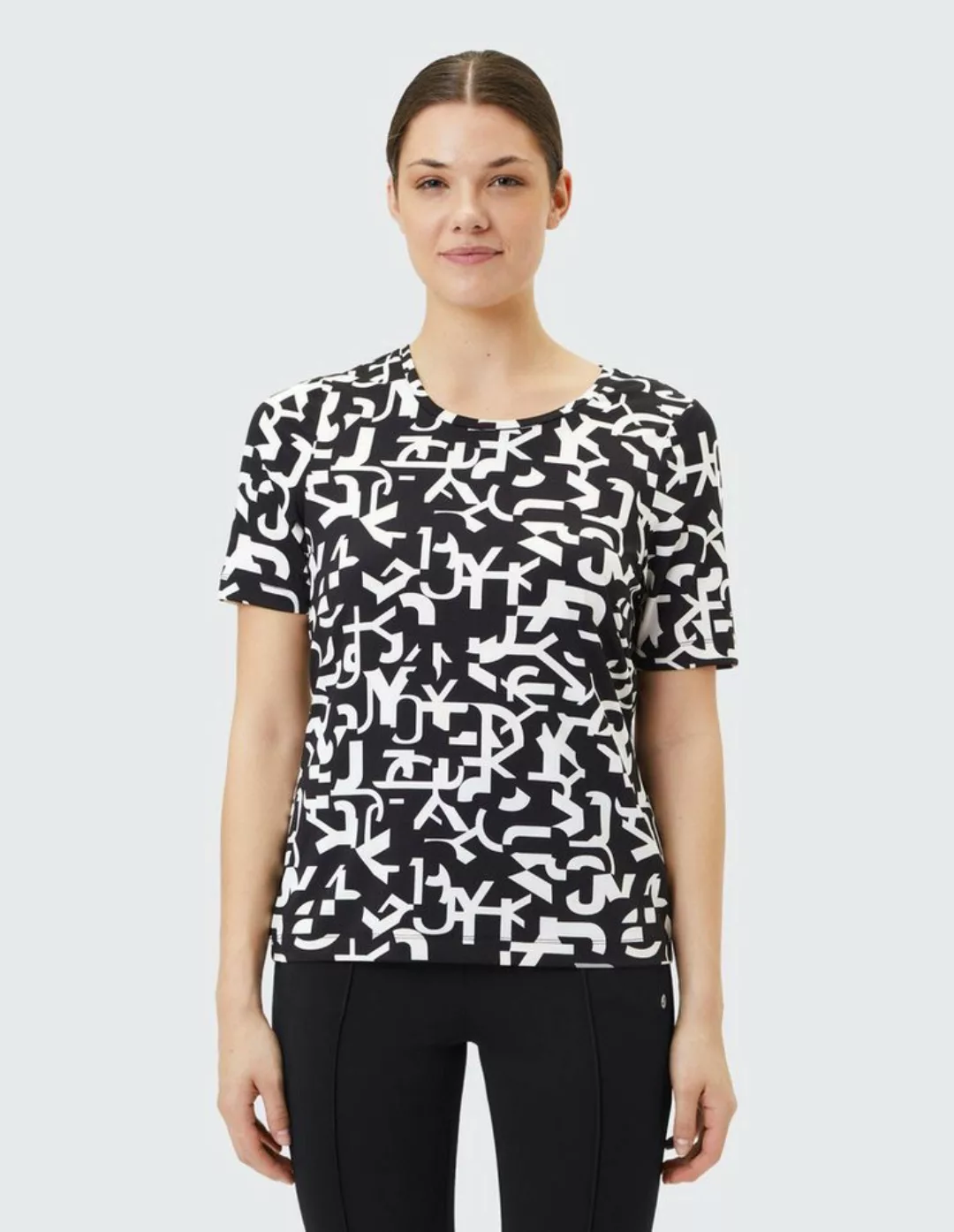 Joy Sportswear Kurzarmshirt LOTTA T-Shirt black/white print günstig online kaufen