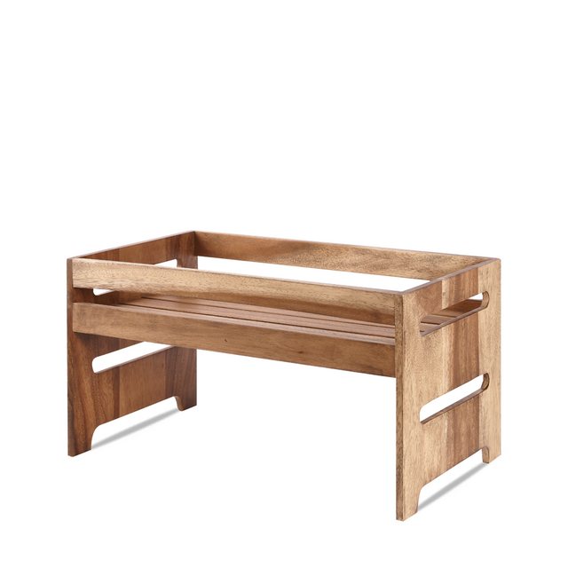 Churchill Küchenbuffet Buffetscape Wood - Großer Holzboxständer Rustikal 44 günstig online kaufen