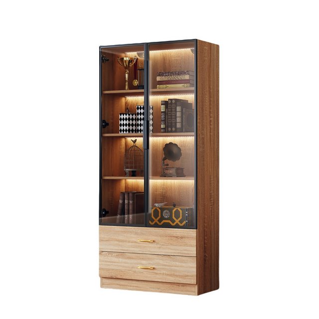 OKWISH Vitrine Badezimmerschrank (Hochschrank, Lagerschrank, Highboard, Lag günstig online kaufen