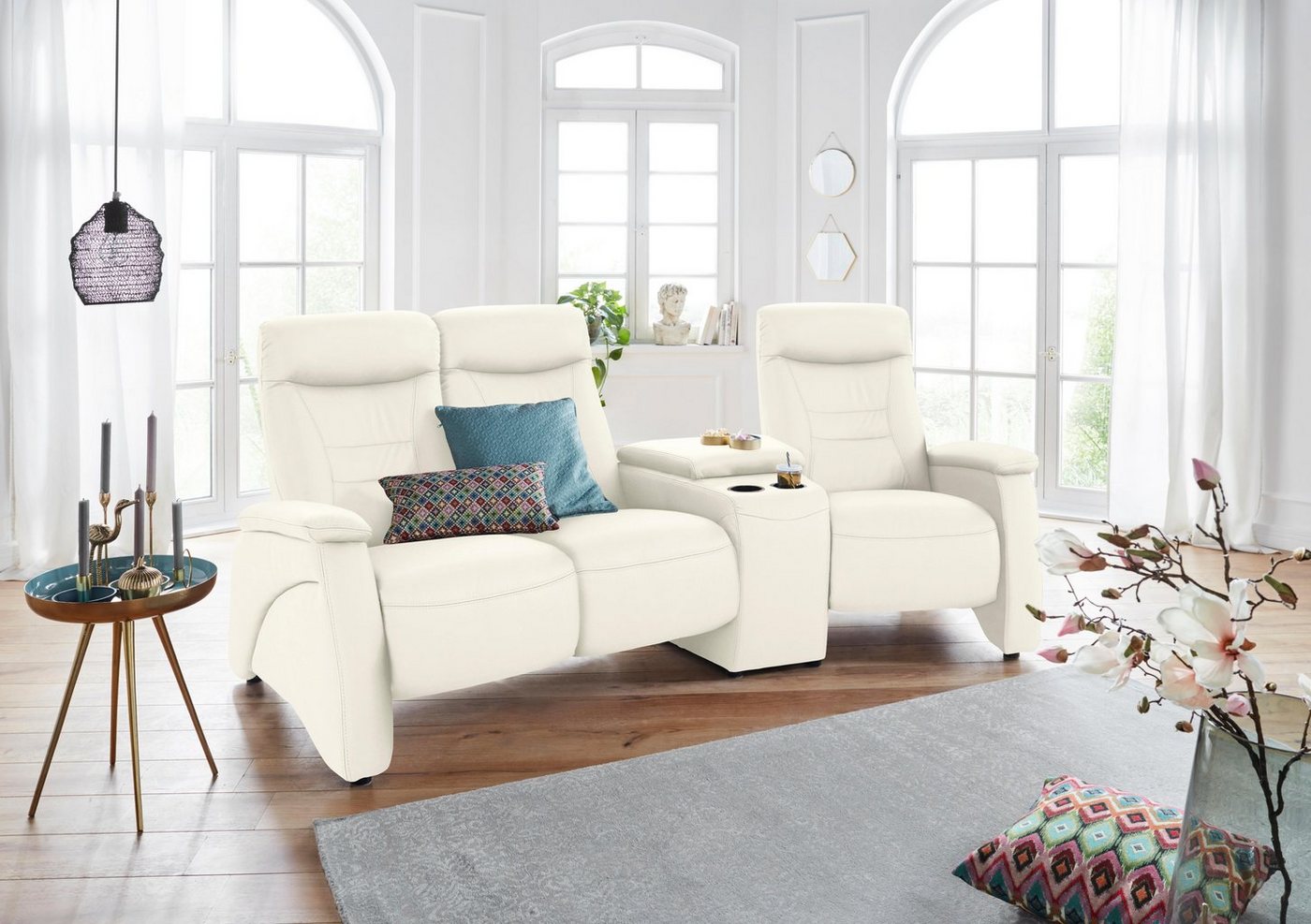 exxpo - sofa fashion 3-Sitzer Ascoli, Kinosofa mit hohem Sitzkomfort, beque günstig online kaufen