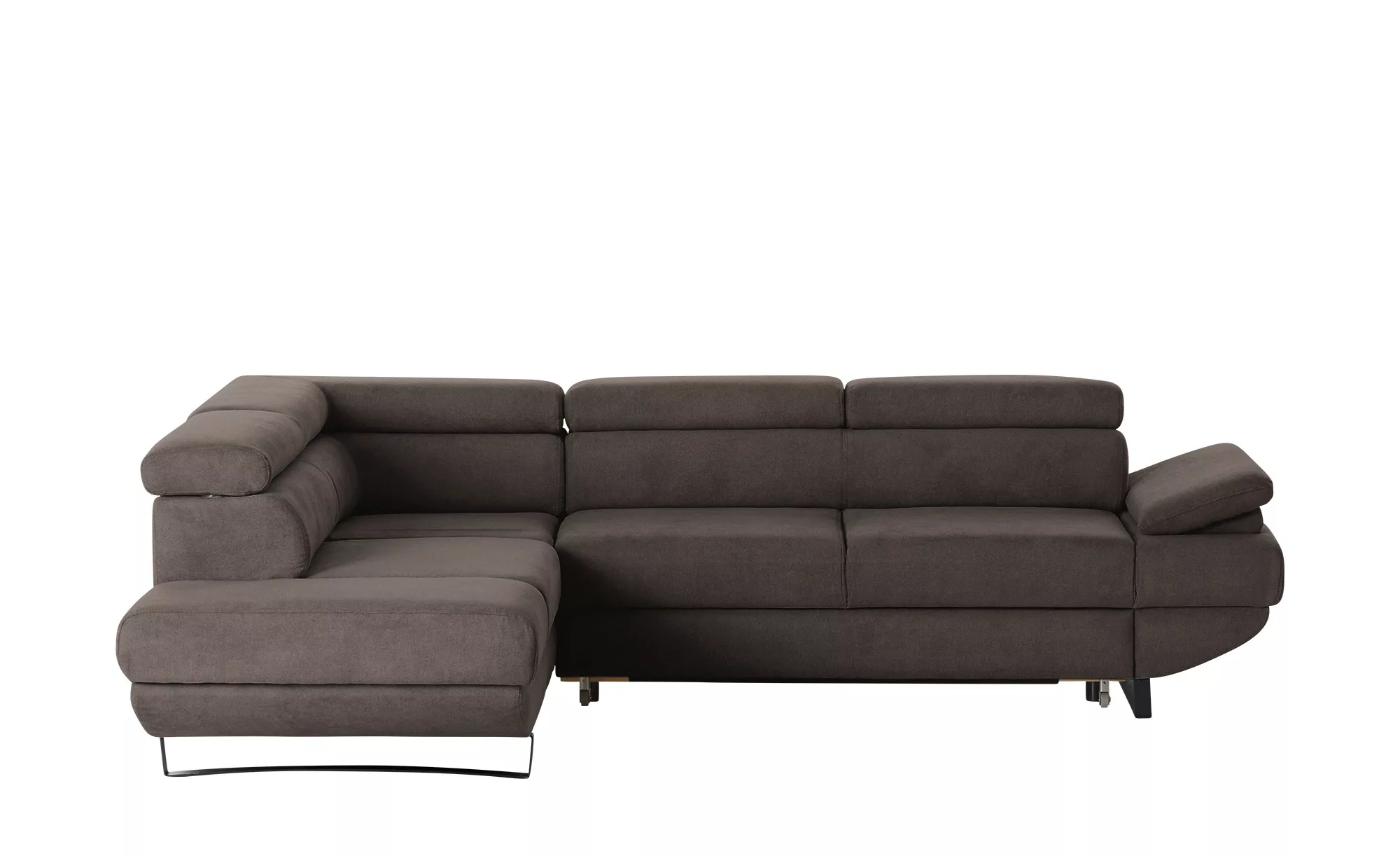 switch Ecksofa aus Mikrofaser Gio ¦ braun ¦ Maße (cm): B: 263 H: 74 T: 200 günstig online kaufen