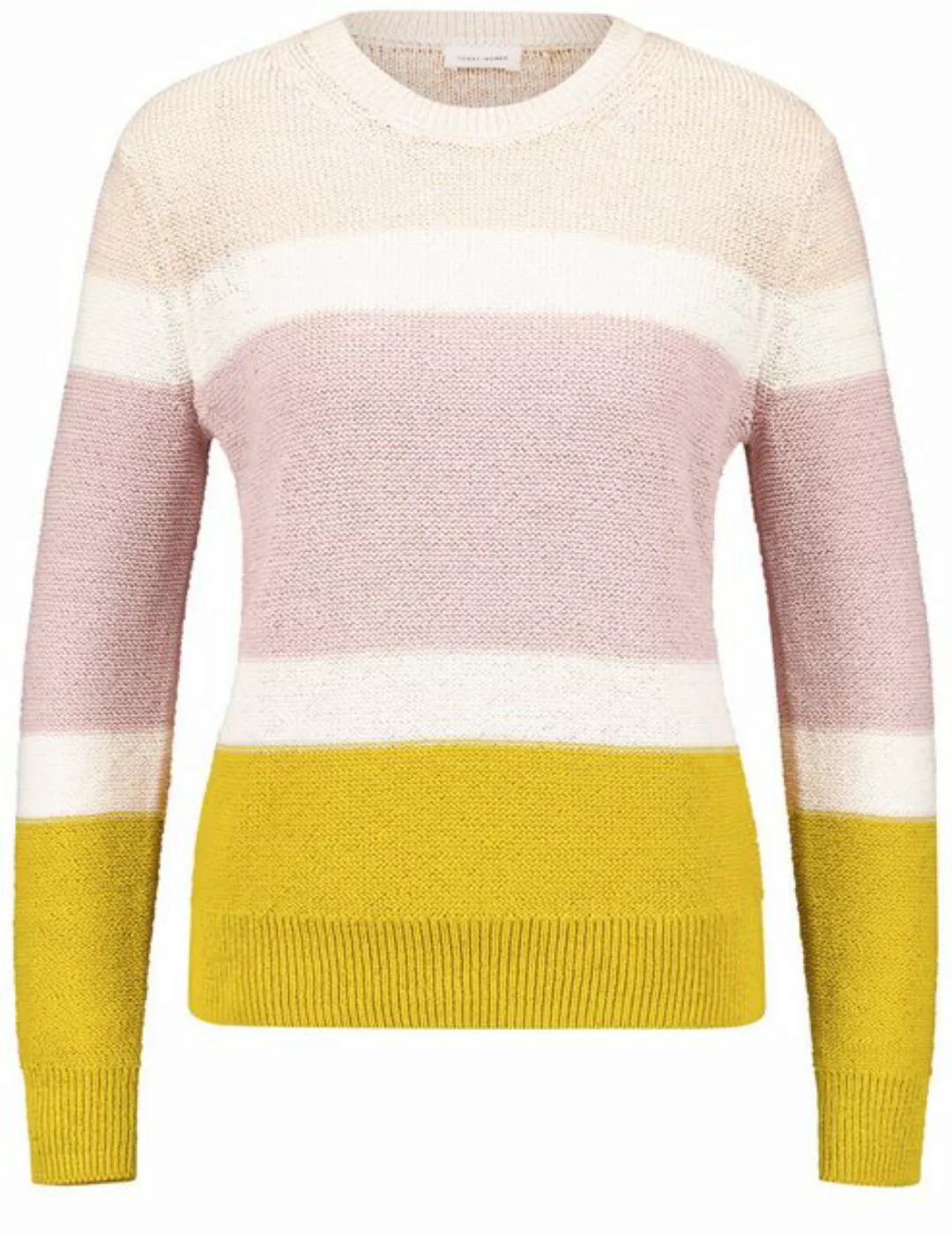 GERRY WEBER Rundhalspullover Pullover mit Colourblocking günstig online kaufen