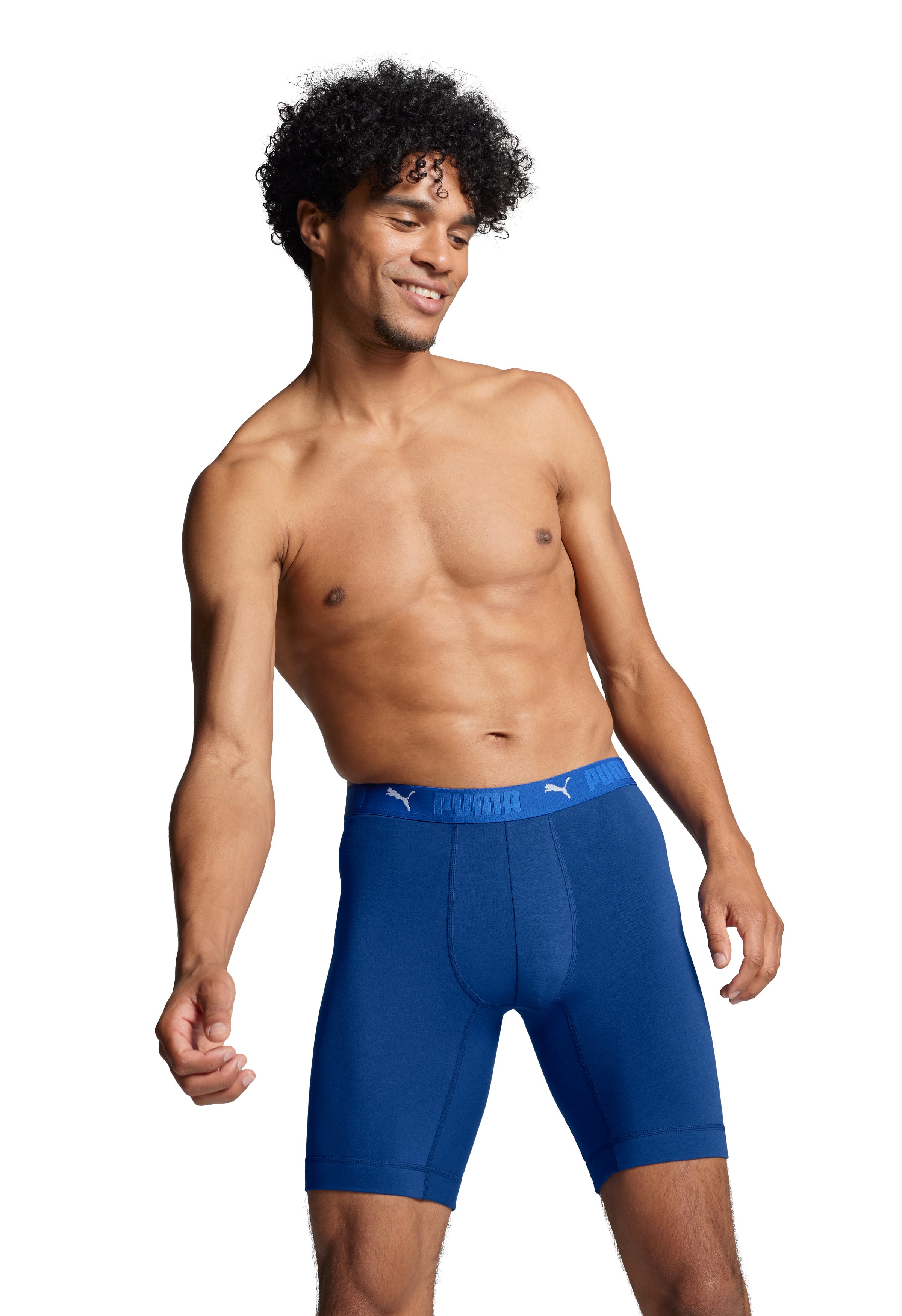 PUMA Boxershorts "PUMA MEN SPORT COTTON LONG BOXERS 2P", (Packung, 2er Pack günstig online kaufen
