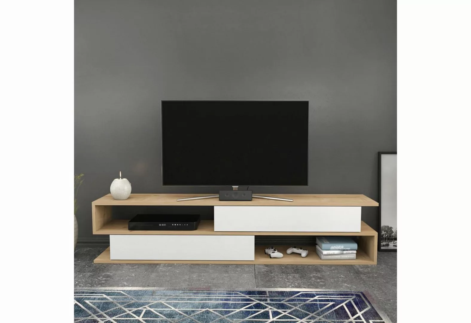 Skye Decor TV-Schrank 100% MELAMINE COATED PARTICLE BOARD, Height:38,6 cm x günstig online kaufen