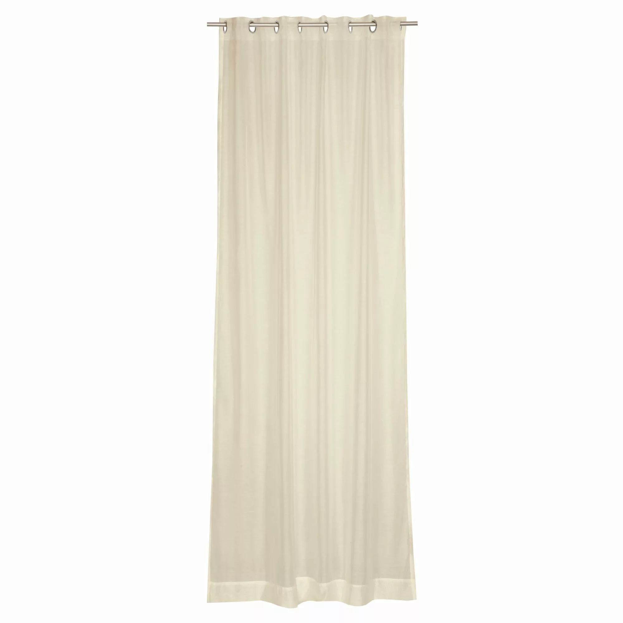 SCHÖNER WOHNEN-Kollektion Vorhang SOLID Transparenter Ösenvorhang, günstig online kaufen