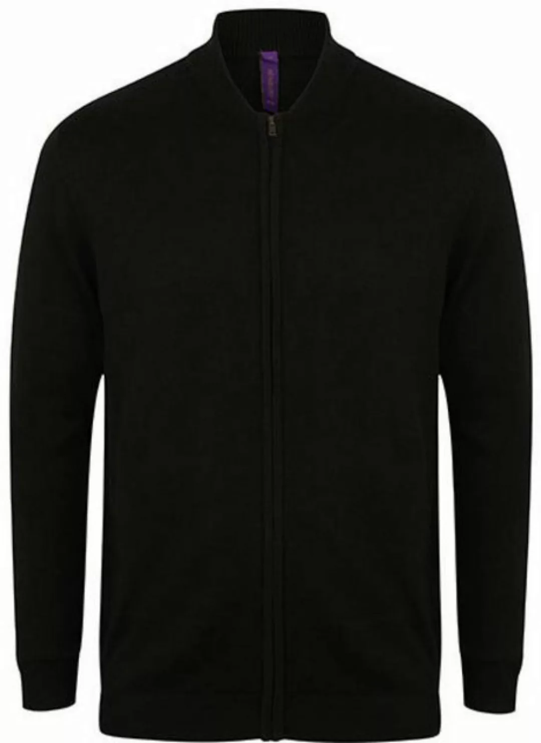 Henbury Outdoorjacke Herren Knitted Bomber Jacke günstig online kaufen
