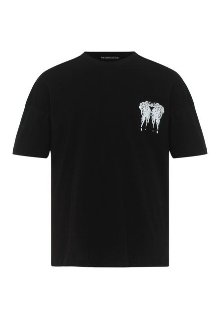 RedBridge T-Shirt mit Engelsflügel-Print Trendiges Oversize-Shirt günstig online kaufen