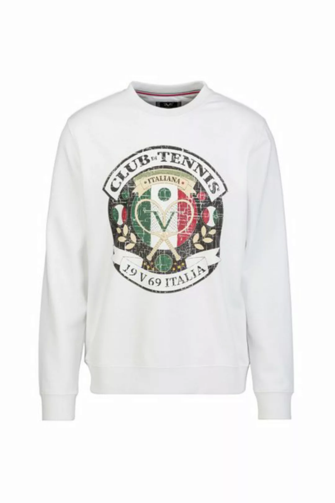 19V69 ITALIA Sweatshirt NICO TENNIS mit Logo-Print und Schriftzug, sportlic günstig online kaufen