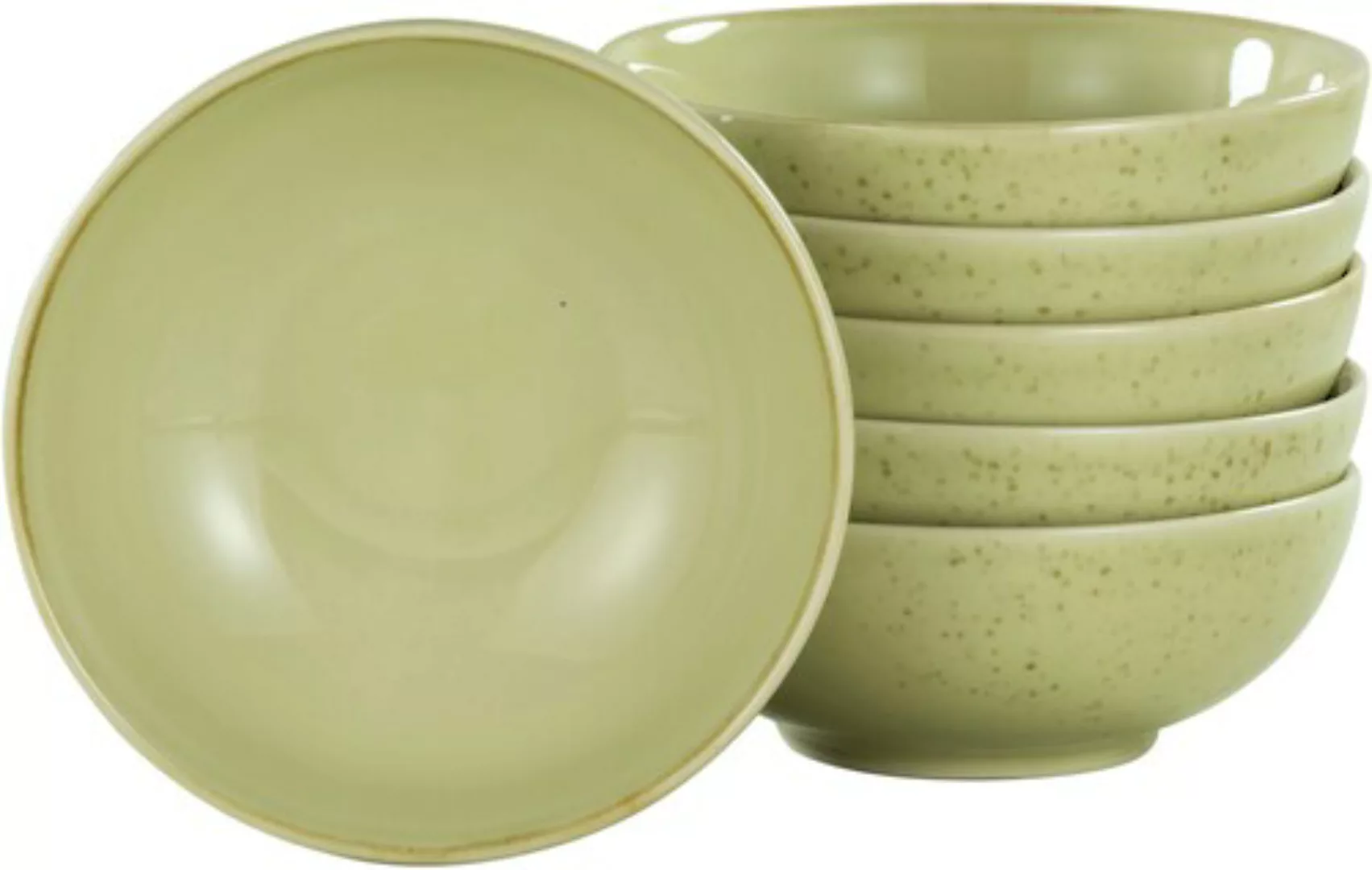 CreaTable Schalen-Set NATURE COLLECTION sand Steinzeug D: ca. 8 cm günstig online kaufen