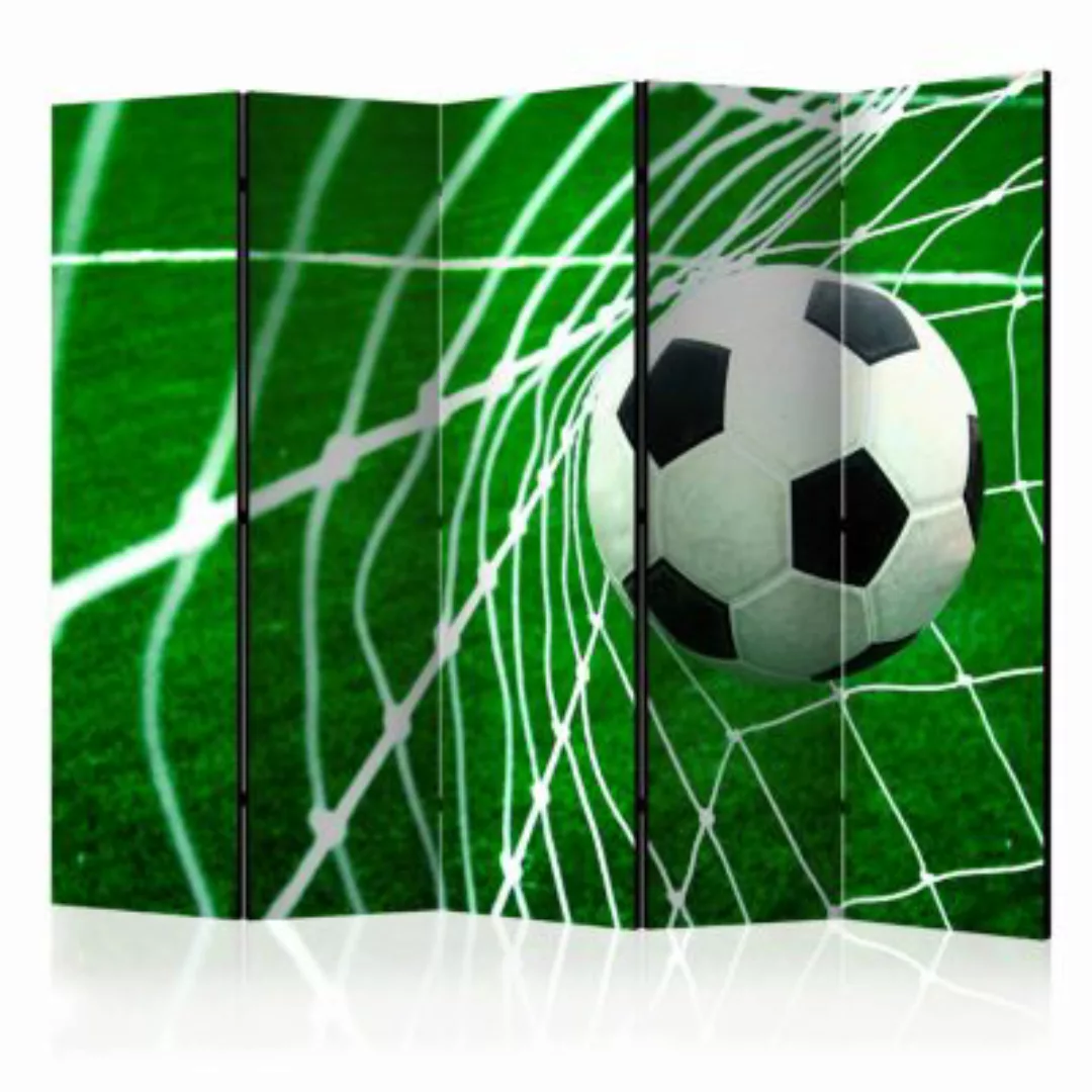 artgeist Paravent Goal! II [Room Dividers] mehrfarbig Gr. 225 x 172 günstig online kaufen