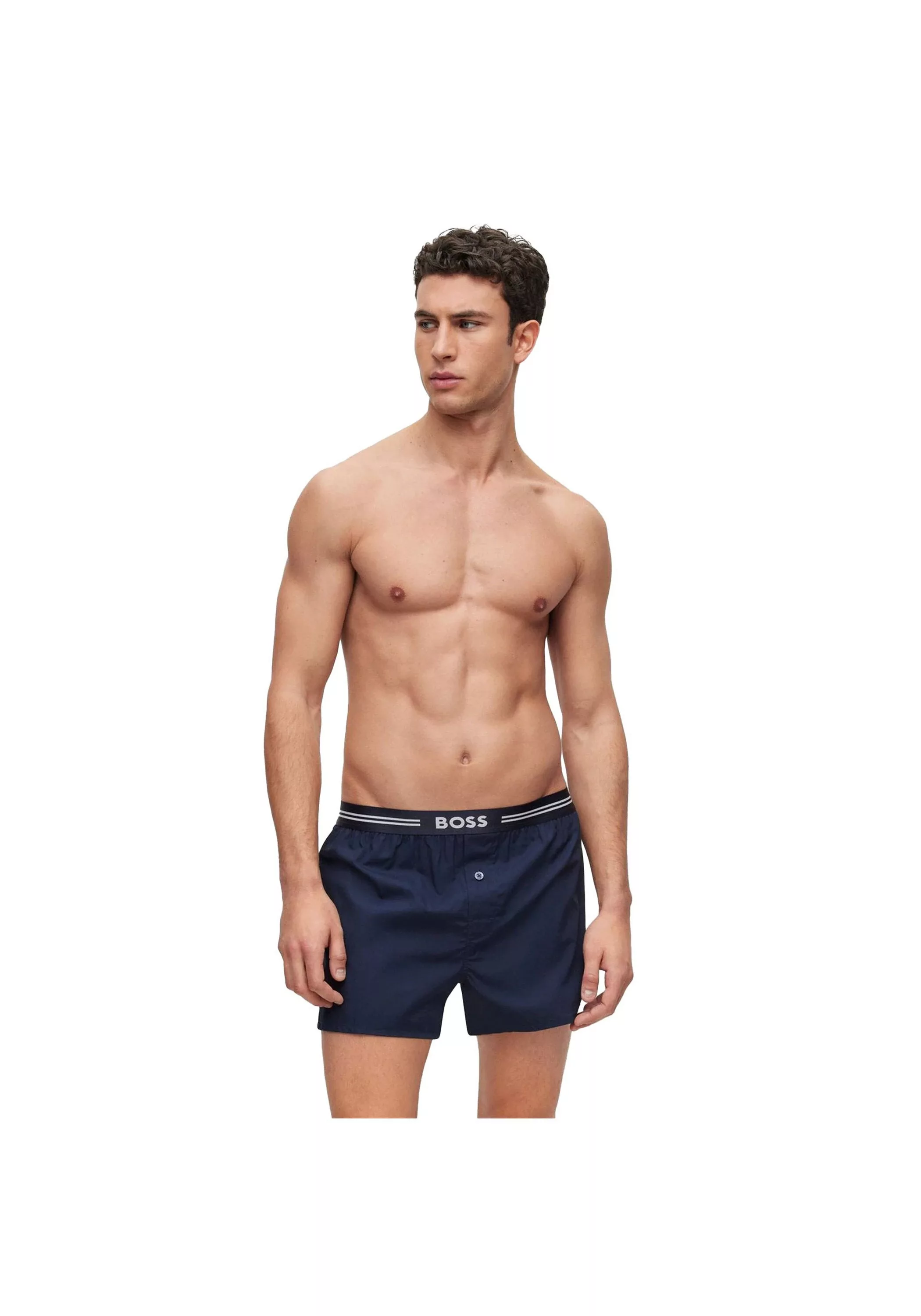 BOSS Boxershorts "3P Woven Boxer", (Packung, 3 St., 3er Pack), mit Eingriff günstig online kaufen