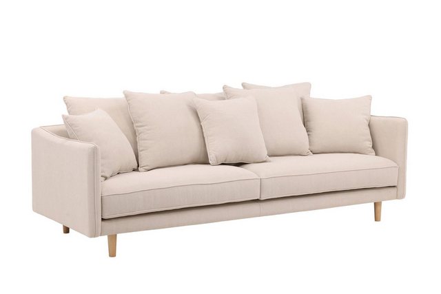 BOURGH 3-Sitzer SEGELSKÄREN Lounge Sofa - Couch in modernem Design in beige günstig online kaufen