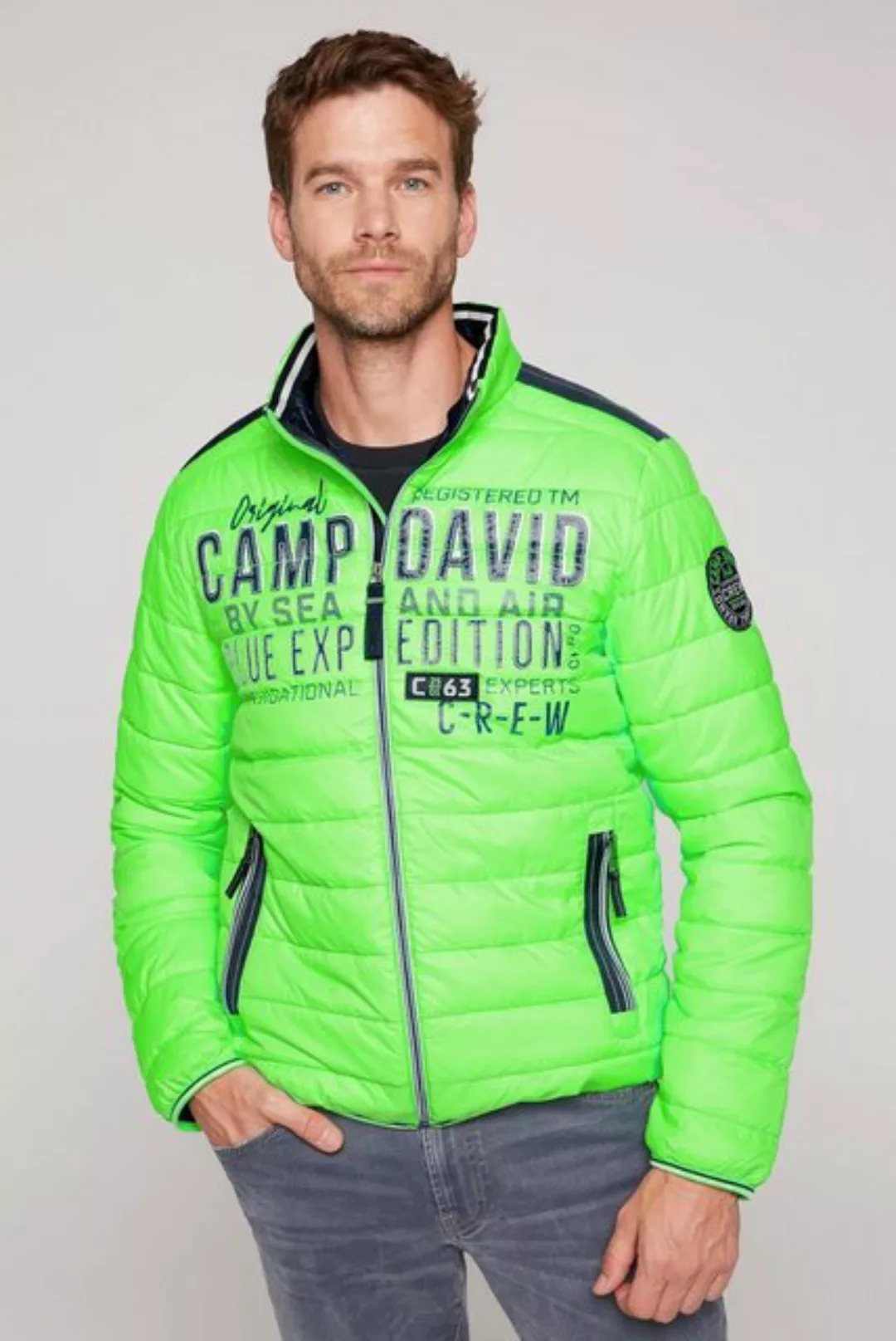 CAMP DAVID Outdoorjacke mit Elastikbündchen günstig online kaufen