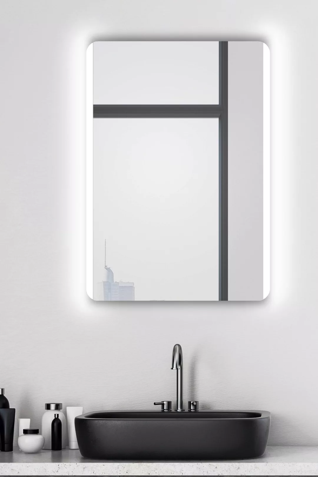 DSK Design LED-Lichtspiegel Chrystal Bonito 50 cm x 70 cm günstig online kaufen