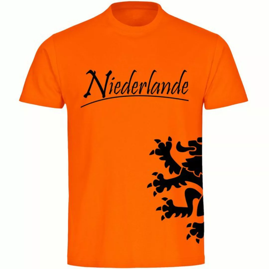 multifanshop T-Shirt Herren Niederlande - Löwe seitlich - Männer günstig online kaufen