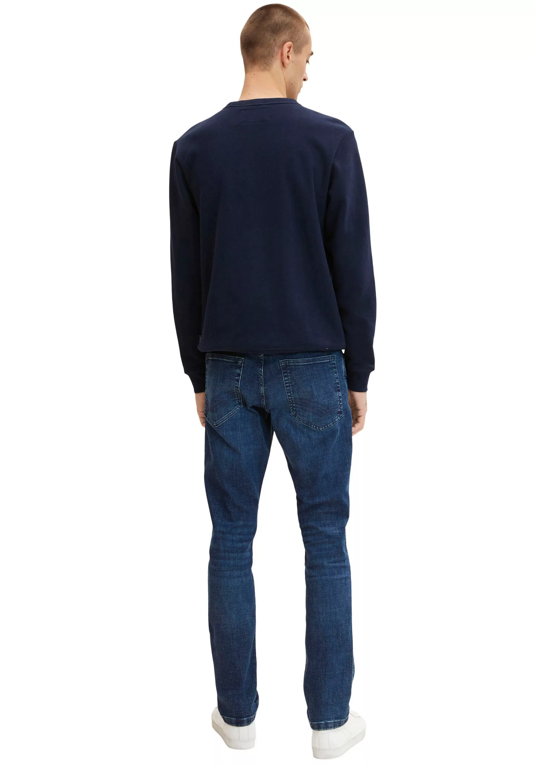 Tom Tailor Herren Jeans Josh FREEF!T - Slim Fit - Blau - Used Light Stone B günstig online kaufen