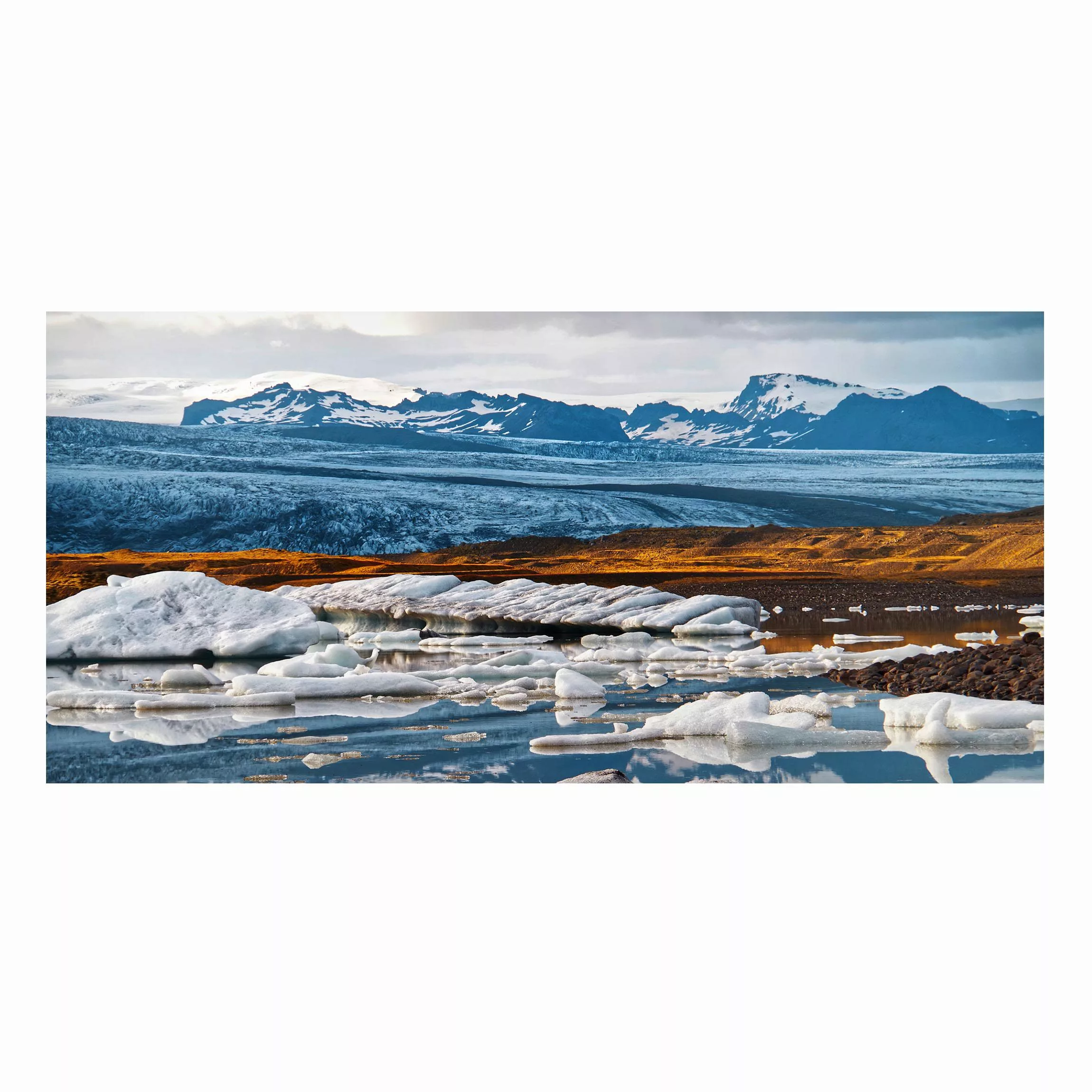 Magnettafel Gletscherlagune günstig online kaufen