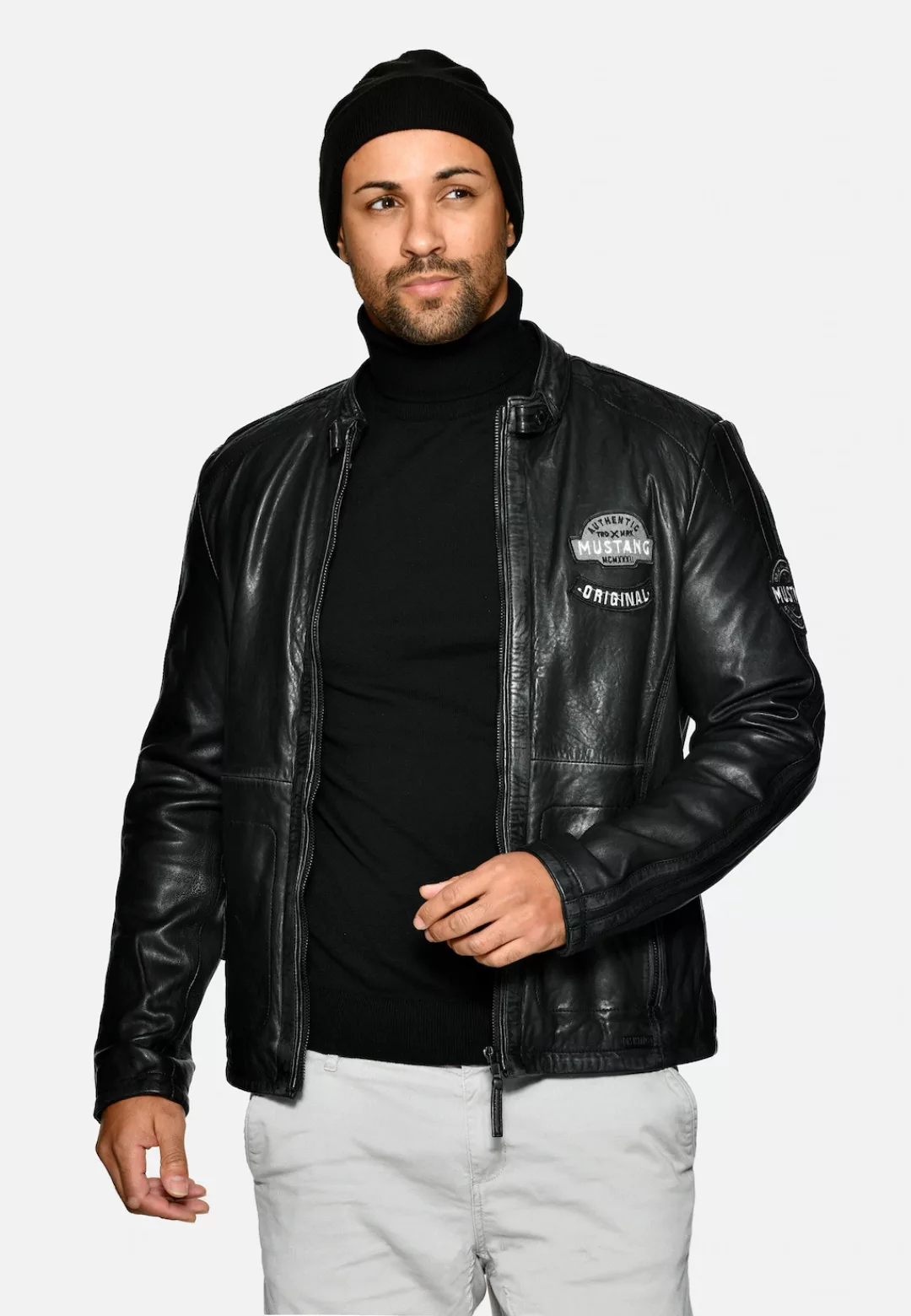 MUSTANG Lederjacke "31020141" günstig online kaufen