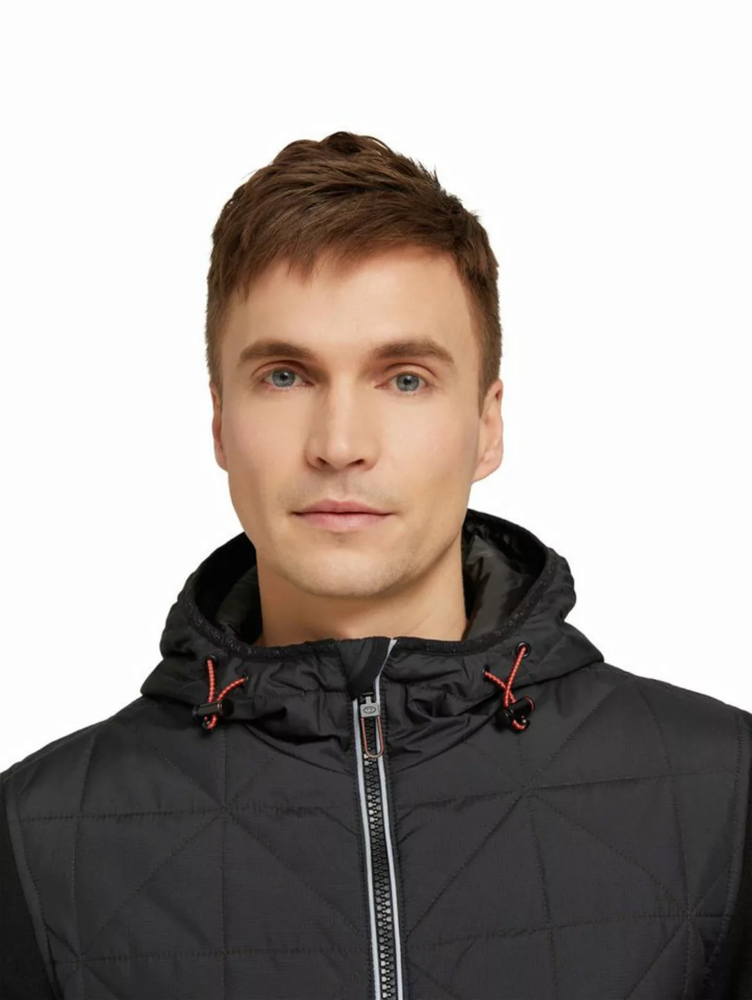 TOM TAILOR Anorak Hybrid Fleece Jacke mit Steppung günstig online kaufen