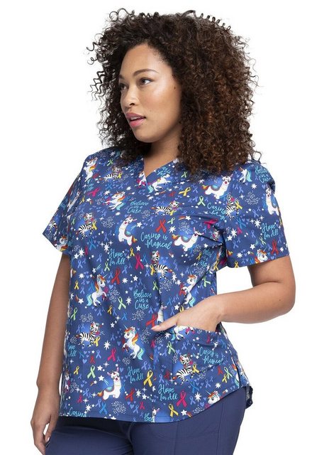 Cherokee Funktionsbluse Bunt bedruckter Damen Kasack "Magisches Einhorn" Ka günstig online kaufen