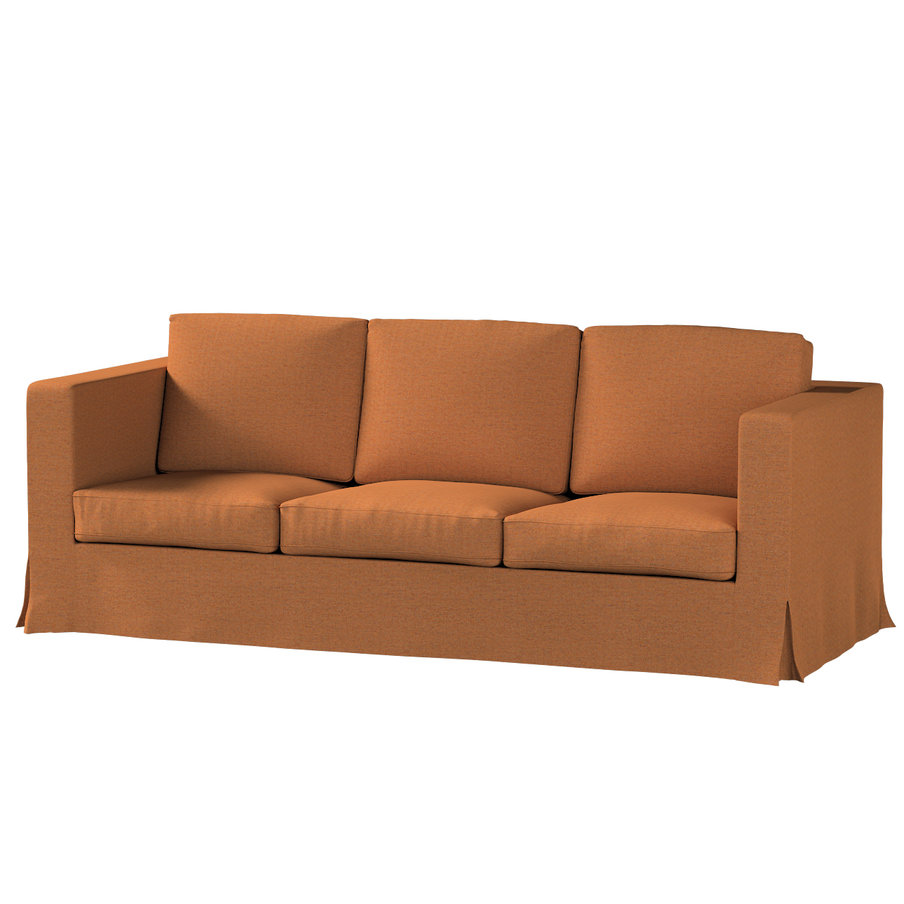 Bezug für Karlanda 3-Sitzer Sofa nicht ausklappbar, lang, orange, Bezug für günstig online kaufen
