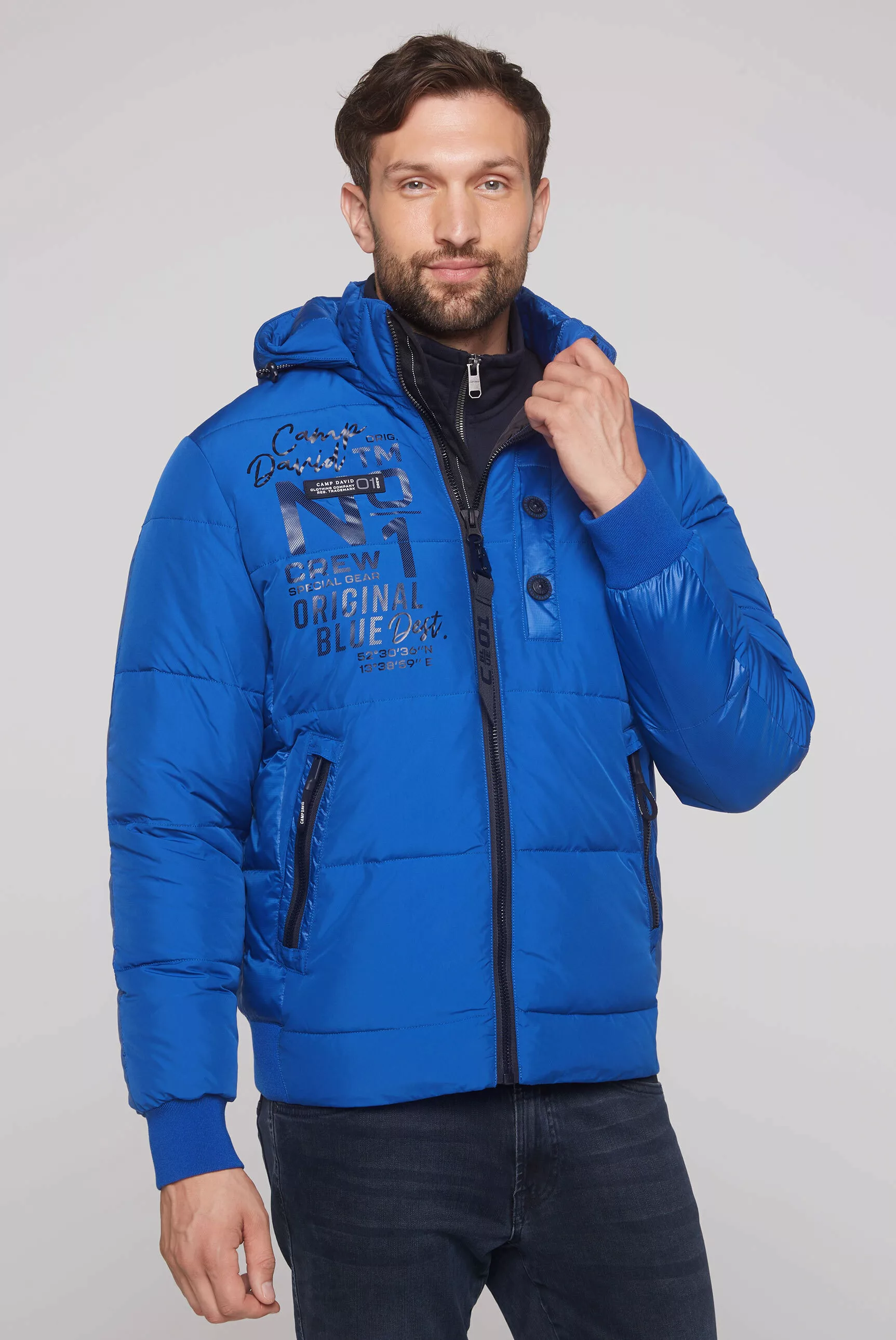 CAMP DAVID Outdoorjacke, mit Kapuze, mit Innentaschen günstig online kaufen