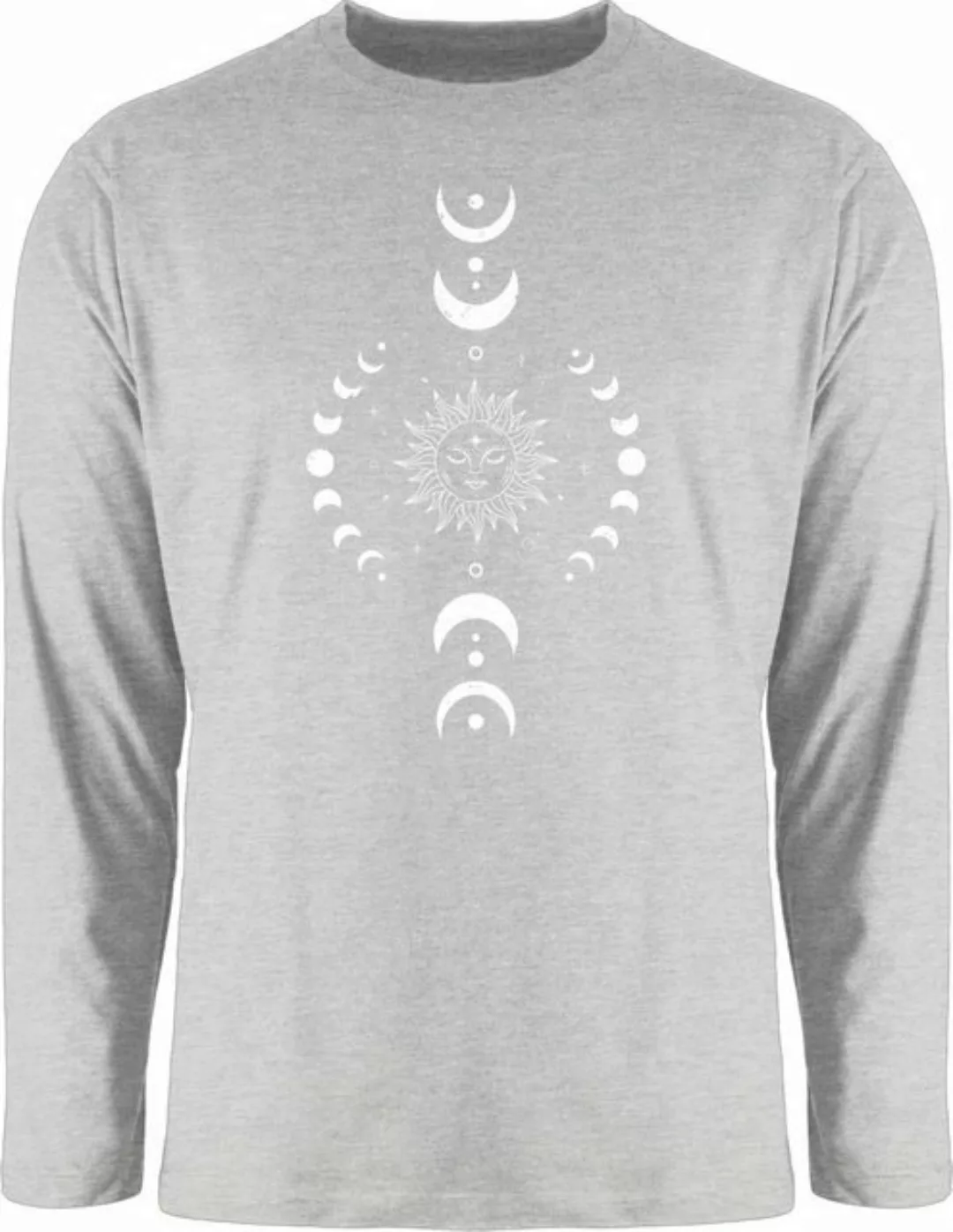 Shirtracer Rundhalsshirt Yoga Namaste Mandala Chakra Mondphase Yoga günstig online kaufen