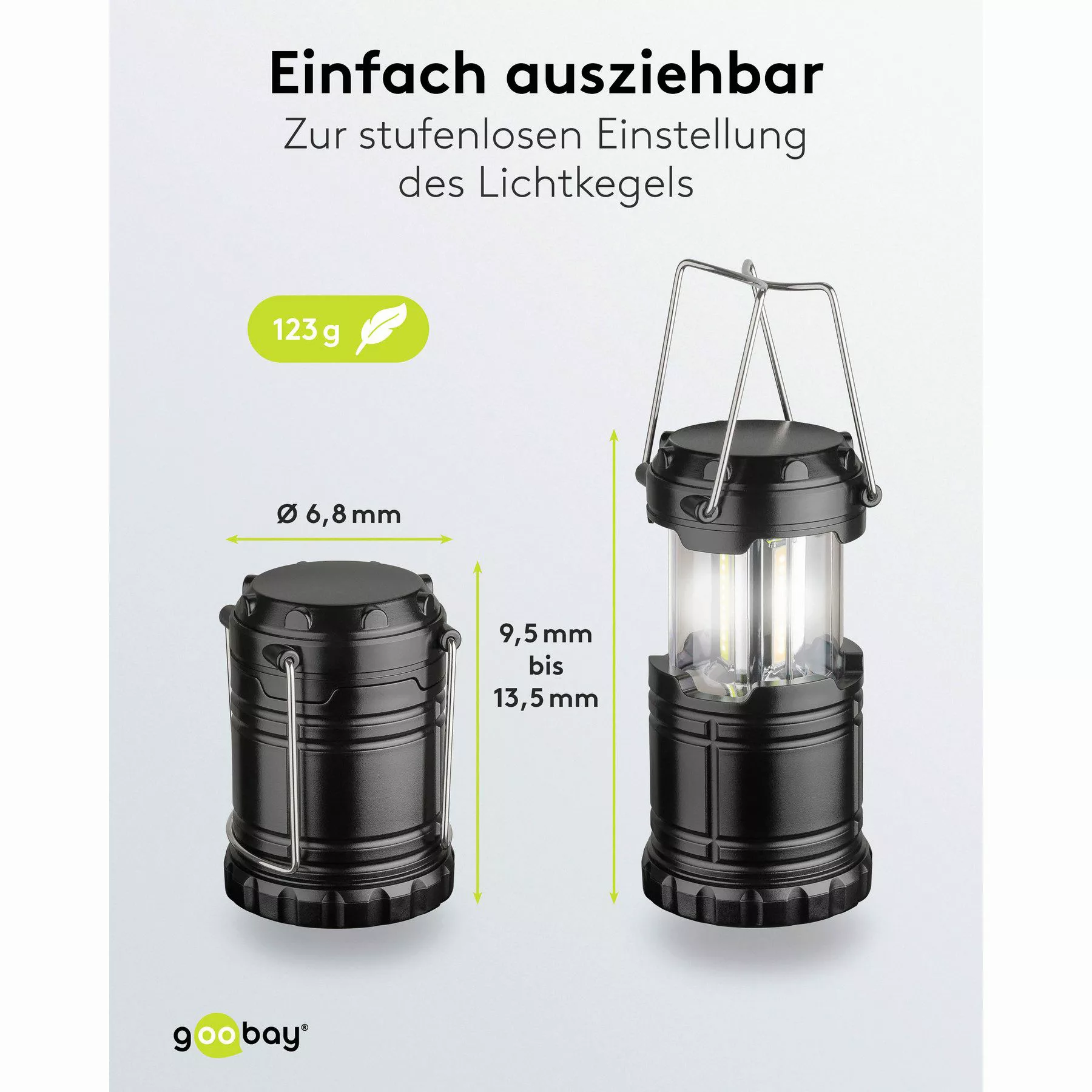 Goobay Gartenleuchte GOOBAY LED-Campingleuchte High Bright günstig online kaufen