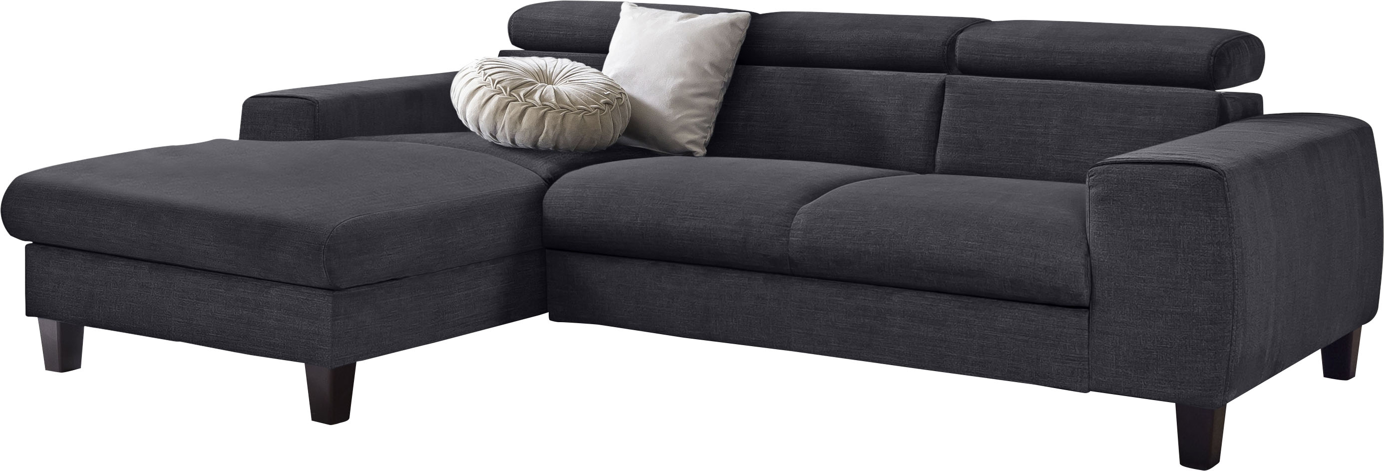 COTTA Ecksofa "Morven L-Form mit Kopfteilverstellung", wahlweise mit Bettfu günstig online kaufen