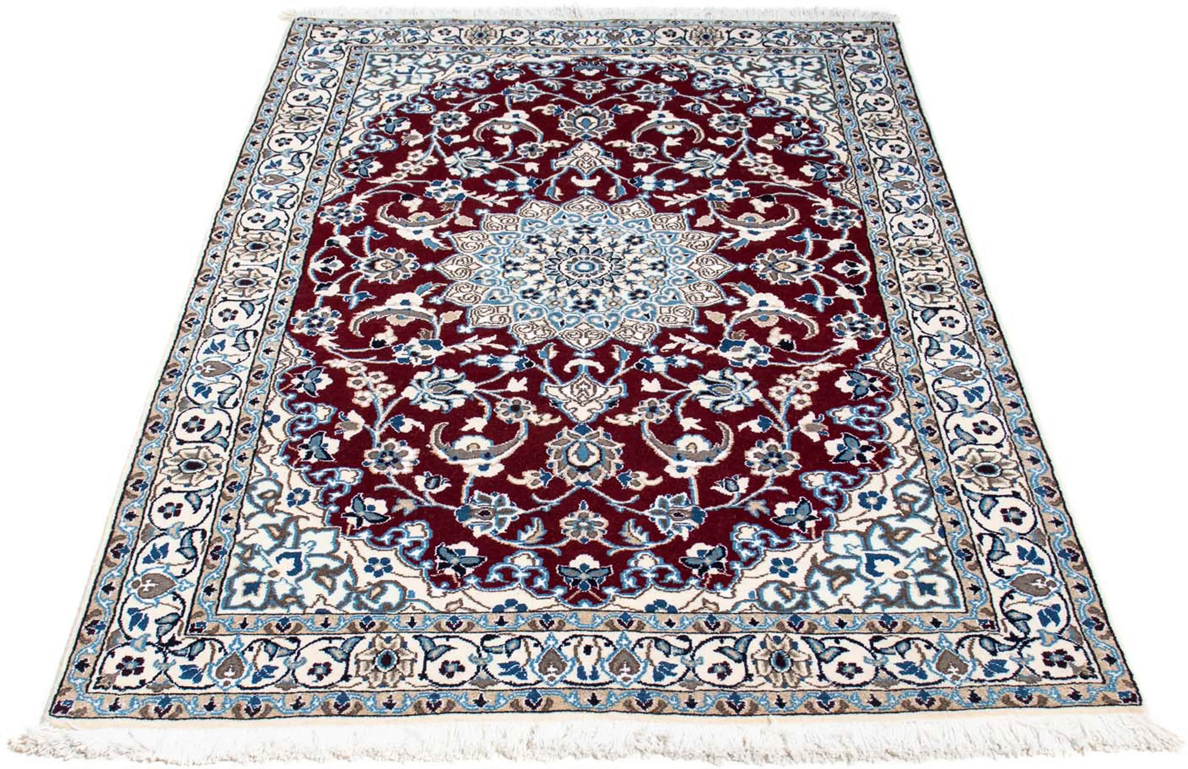 morgenland Orientteppich »Perser - Nain - Royal - 178 x 106 cm - dunkelrot« günstig online kaufen