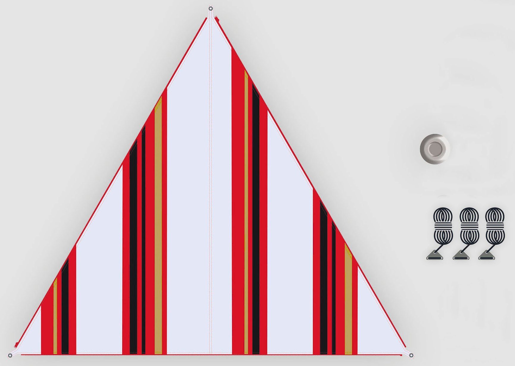 BENT Sonnensegel Zip-Canvas günstig online kaufen