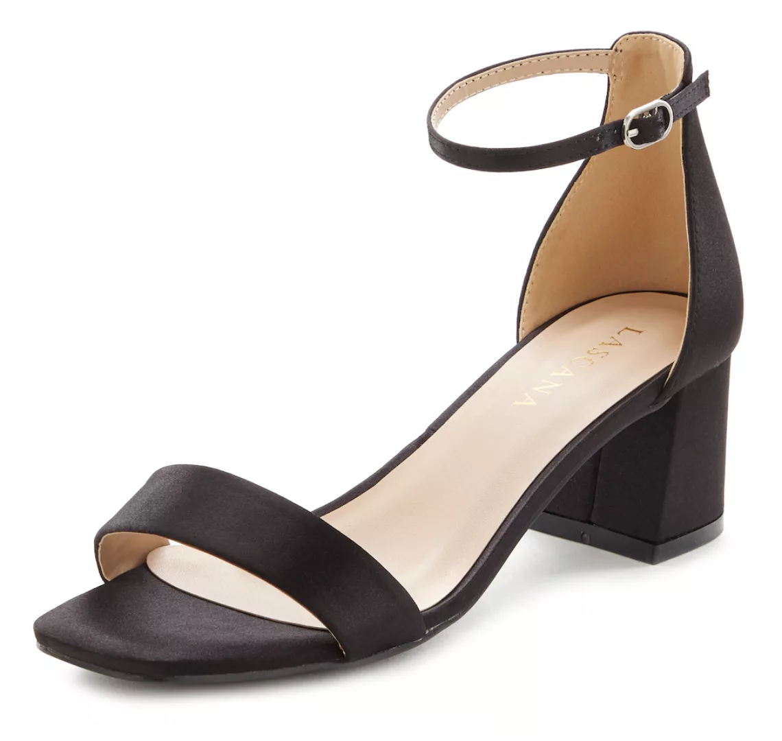 LASCANA Sandalette "Sommerschuh", mit Blockabsatz, Sandale, Sommerschuh VEG günstig online kaufen