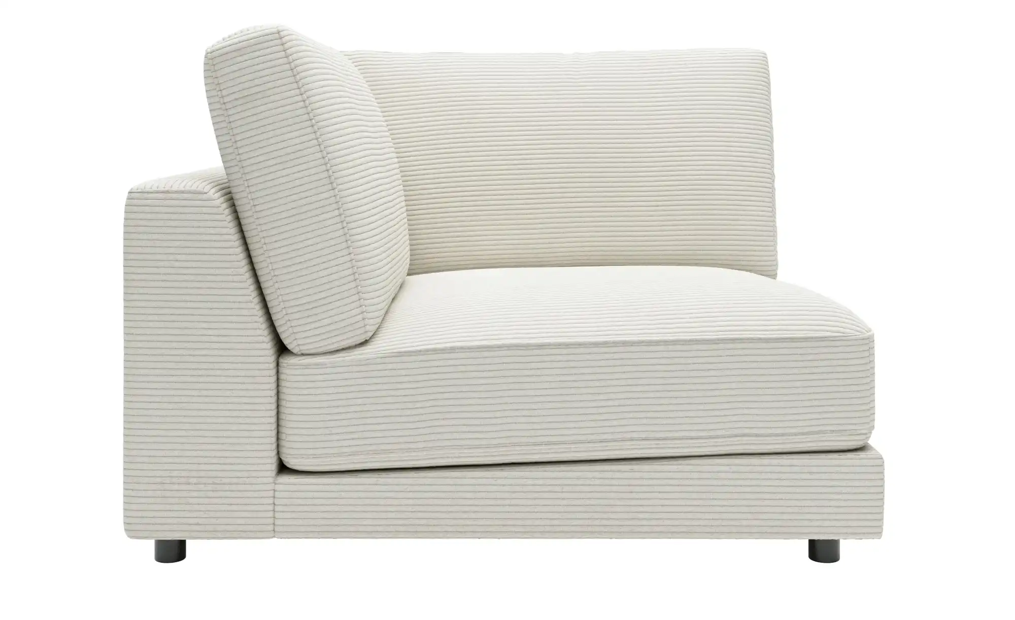 Jette Home Element Ecke in Cord Modulsofa Sila ¦ weiß ¦ Maße (cm): B: 120 H günstig online kaufen