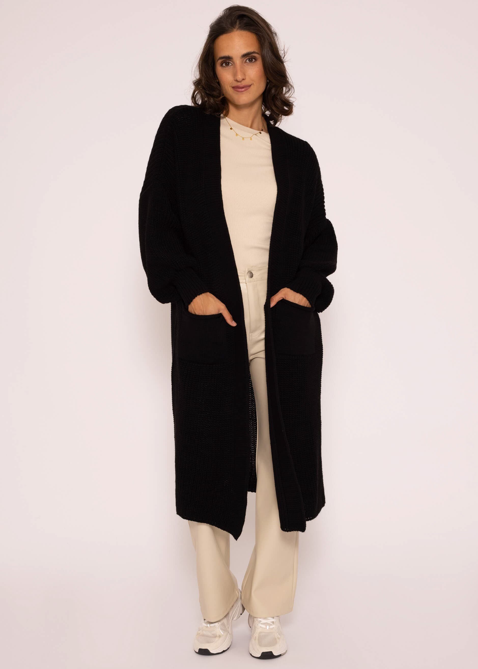 SASSYCLASSY Longstrickjacke Oversize Strickjacke Damen lang günstig online kaufen