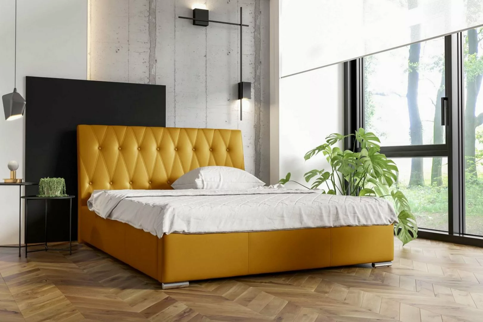 99rooms Polsterbett Justin (Schlafzimmerbett, Bett), wahlweise mit Bettkast günstig online kaufen