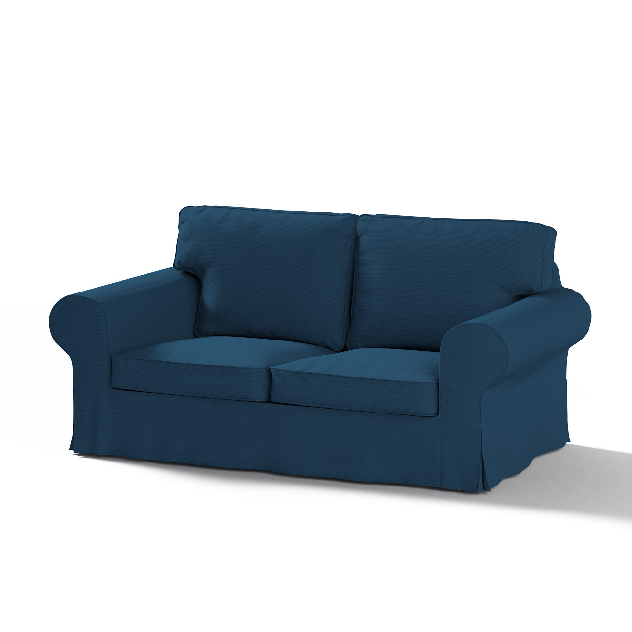 Bezug für Ektorp 2-Sitzer Schlafsofa NEUES Modell, marinenblau , Sofabezug günstig online kaufen