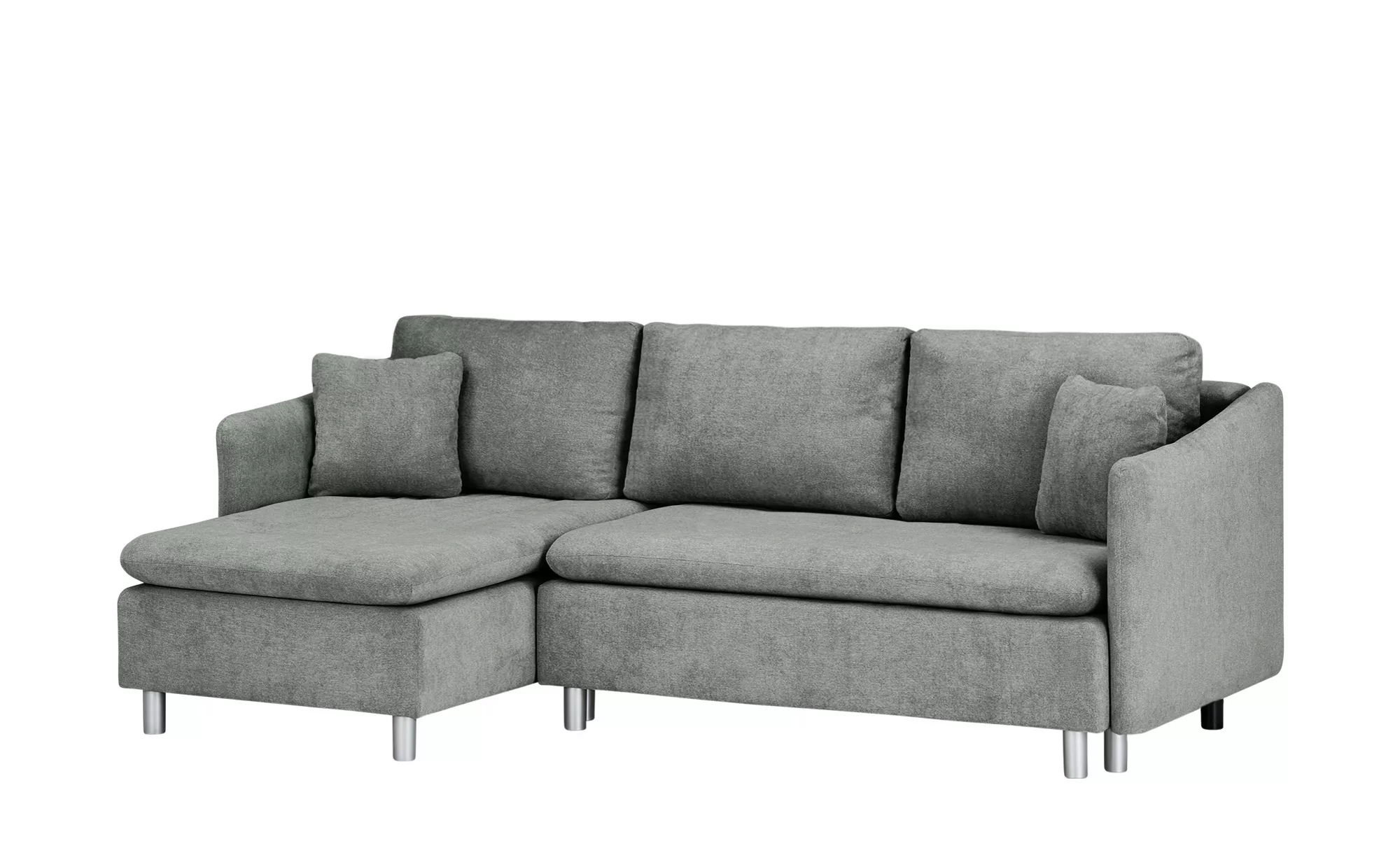 smart Ecksofa ausziehbar Bonamie ¦ grau ¦ Maße (cm): B: 225 H: 87 T: 145 Po günstig online kaufen