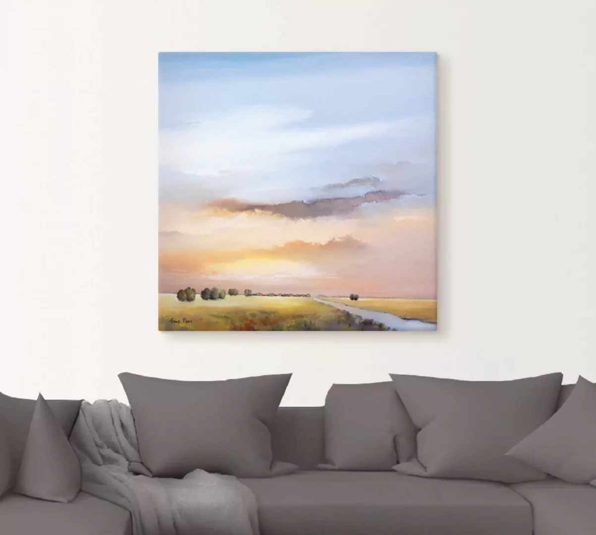 Artland Wandbild »Landschaft III«, Himmel, (1 St.), als Leinwandbild, Poste günstig online kaufen