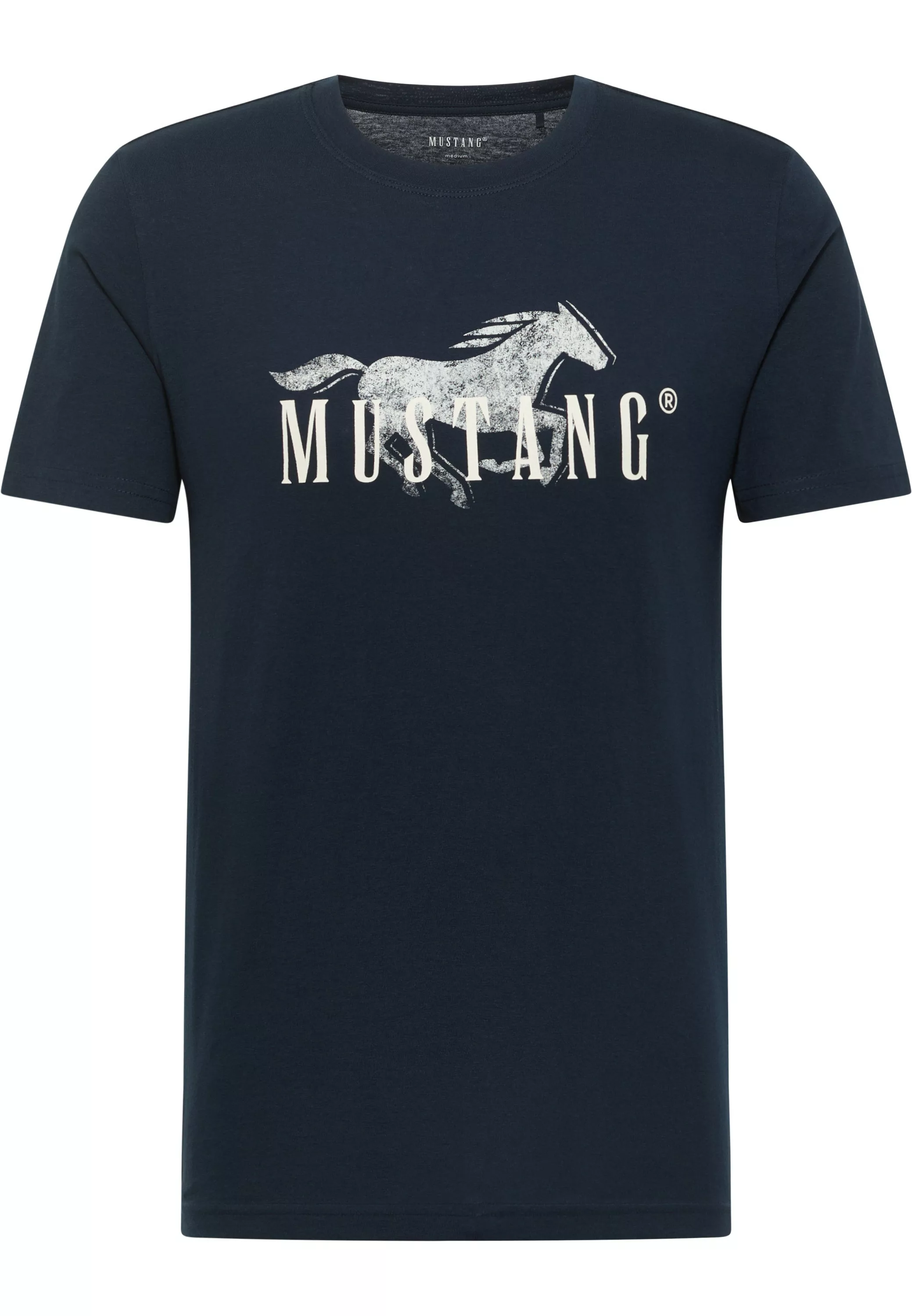 MUSTANG Kurzarmshirt "T-Shirt" günstig online kaufen