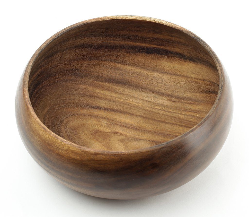 Levandeo® Dekoschale, Holzschale Akazie 15x4,5cm rund günstig online kaufen