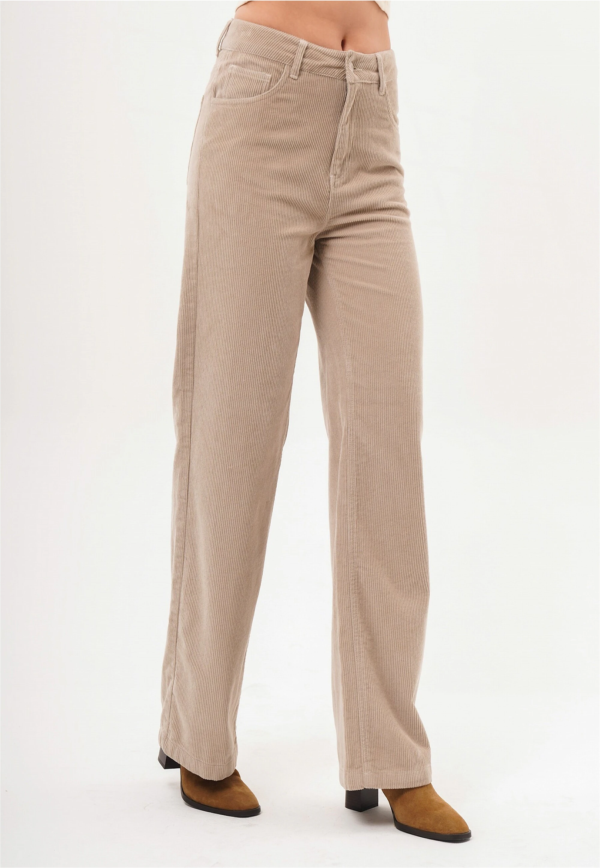 freshlions Cordhose "Jara", (1 tlg.), mit ausgestelltem Bein günstig online kaufen