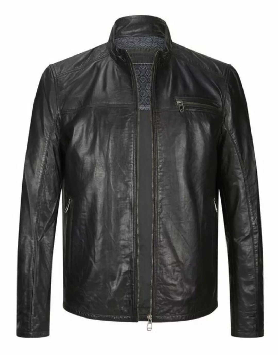 Milestone Lederjacke MSMarco Herrenjacke aus softem Lammnappa Leder günstig online kaufen