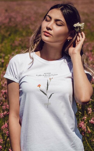 Biofair- Reine Bio Baumwolle - Shirt Mit Gots Aufdruck / Souvenir günstig online kaufen