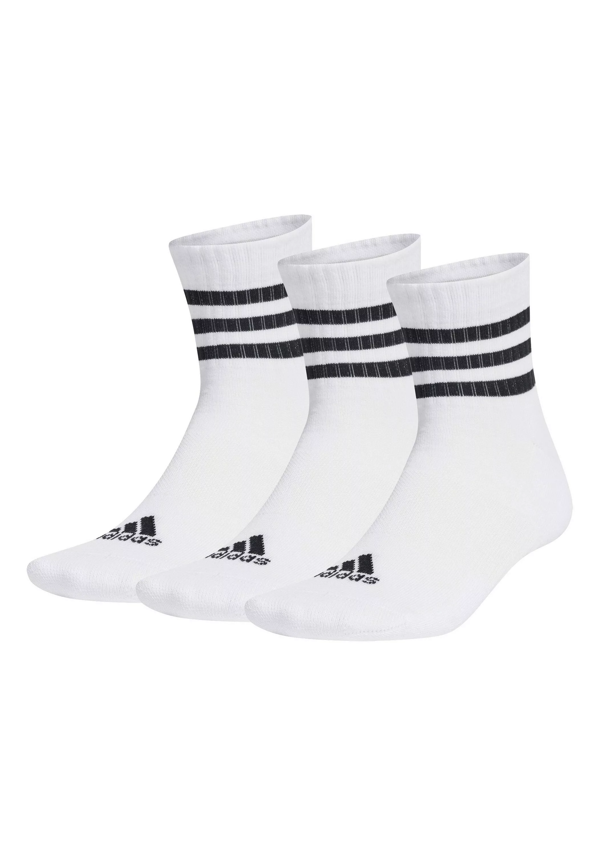 adidas Performance Funktionssocken "3STREIFEN CUSHIONED SPORTSWEAR MIDCUT S günstig online kaufen