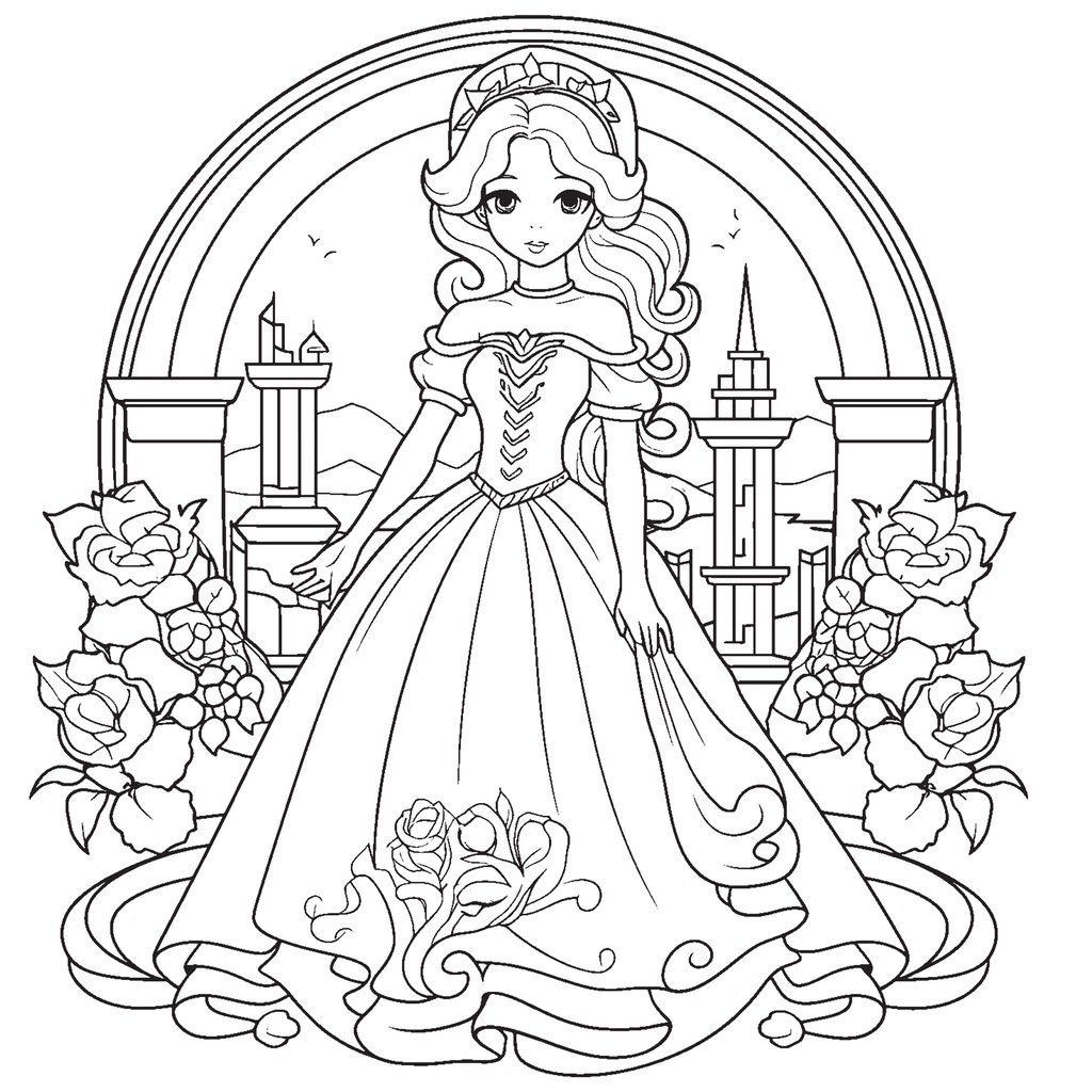 queence Wandsticker "Prinzessin", (1 St.), DIY-Wandsticker zum Bemalen günstig online kaufen